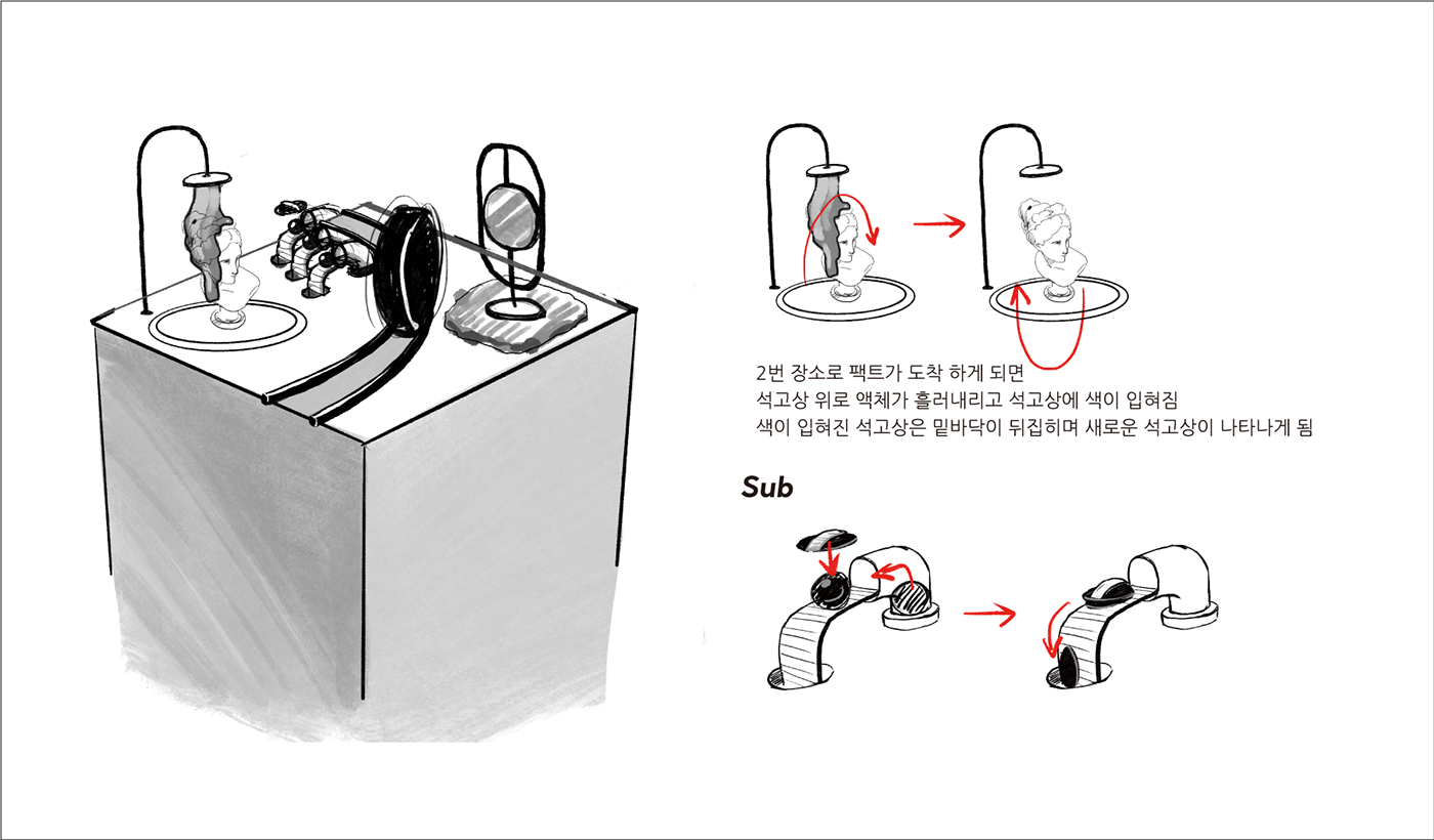 더블유랩 빅커버 쿠션 루프 애니메이션